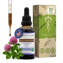Red Clover Herb USDA Organic Tincture | Alcohol-FREE Extract, High-Potency Herbal Drops | Made from 100% Certified Organic Red Clover Herb (Trifolium Pratense) Dried Leaf and Flower 2 oz