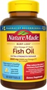 Nature Made Extra Strength Omega 3 Fish Oil Supplements, 2800mg, Fish Oil Omega 3 Suplementos como Ethyl Esters para el corazón sano, Cerebro, Ojos, Mood Support, 60 Softgels, 30 Day Supply