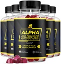 (5 Pack) Alpha Surge Gummies All Natural Premium Support Advanced Formula, 300 Gummies for 5 Months