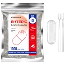 Size 0 Empty Capsules - 1000 Count Clear Enteric Coated Gelatin Capsules