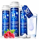 Hydrogen Water Tablets with Magnesium 180mg - 12 PPM Hydrogen Tablets for Drinking Water, H2 Molecular Hydrogen for Antioxidant, Cognitive Health, Cellular Energy & Recovery, Raspberry, 90 Tablets
