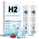 Hydrogen Water Tablets, H2 Molecular Hydrogen Tablet 16PPM, Hydrogen Tablets for Drinking Water with Magnesium, Fast Dissolving for Energy, Focus & Anti-Aging, Antioxidant Support, 60 Count Raspberry