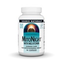 Source Naturals MitoNight® with Melatonin, Evening Care for Mitochondrial Repair* - 90 Capsules