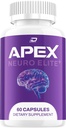 Apex Neuro Elite Advanced Formula Supplement, ApexNeuro Elite Pills Natural Ingredients for Health - 1 Pack - 60 Capsules