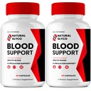 Natural Glyco Blood Support, Advanced Blood Formula Capsules, Natural Glyco Supplement Pills - Maximum Strength, for Healthy Circulation & Stable Level, NaturalGlyco Reviews (2 Pack)