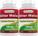 Best Naturals Bitter Melon 500 mg 90 Vcaps (90 Cuenta (Pack de 2))