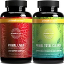 Primal Harvest Liver & Cleanse Supplements for Women and Men, Bundle