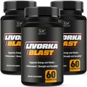 (3 Pack) Blast Capsules, LivorkaBlast Pills Advanced Formula, 180 Capsules for 3 Months