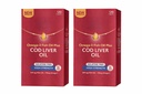 Cod Liver Oil High Strength with Omega 3 Plus Vitamins D & E 120 Capsules - Pack of 2