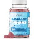 Magnesium Gummies - Calming Anti-Stress Gummies, Magnesium Supplement for Adults and Kids, Vegan, Gelatin-Free, Gluten-Free, Non-GMO, Delicious Natural Raspberry Flavor- 60 Count - by New Age