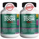 Neuro Zoom Max Extra Strength Brain Support with Herbal Ingredients, 60 Capsules (2)