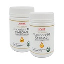(Pack of 2) Hi Well Premium Superior rTG Omega 3 90Vegetable Softgel Capsules