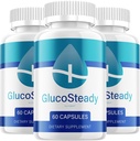 (3 Pack) Gluco Steady Capsules – Natural Blend Supplement Advanced Formula for Daily Health Support (180 Capsules)