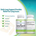 Daily Lung Cleanser " Detox Support Supplement Silencio Refresh Your Lungs to Breath Easier Silencio Relieve Respiratory Problems " Address Problems like Allergies, Wheezing and Coughing ¦ 60 Capsules