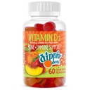 Vital+Boon - Vitamin D3 Gummies Bone & Immune Support (60 Gummies)| 2000 iu of Vitamin D3 per Serving | Natural Strawberry, Peach & Mango Fruit Pectin Gummies for Adults | Vegan, Non-GMO Gluten Free