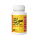Super Apple Cider Vinegar with The Mother, 2010 mg ACV & Zinc, 120 Vegan Capsules, 40-Day Supply