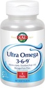 KAL 1200 Mg Ultra Omega 3-6-9 Softgels, 50 Cuenta