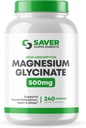 Magnesio Glycinate 500mg – Alta Absorción, Suplemento de Magnesio Chelated para Muscle, Sleep, Heart, y Nerve Support – No GMO &amp; Gluten Gratis – 240 cápsulas