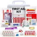 10 Person First Aid Kit - OSHA and ANSI Class A Compliant, Fully stocked Emergency Kit for Home, Office or Construction site