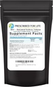 Prescrito para la vida BHT Powder, Powdered Butylated Hydroxytoluene for Food Preservation, Vegan, Gluten Free, Non GMO, Unbleached, Soy Free (4oz / 113g)