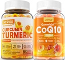 CoQ10-250mg Gummies rellenos, inmuno, salud digestiva, energía celular y antioxidante