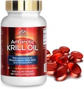 Suplemento dietético del aceite de Krill Antártico (500 mg, 60 Softgels)
