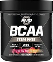 PMD Sports BCAA Aminoácidos libres de estímulo - Mejor rendimiento de entrenamiento, recuperación mejorada, energía diaria, constructor de músculos y sparing de músculo - BCAA Powder Drink Mix - Diversión en la playa (30 servidos)