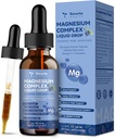 21 en 1 Magnesium Glycinate Complex Liquid Drop with Vitamin D3,K2,B6 & B12 Plus L-Theanine Omega-3 Sea Moss Extract for Energy,Sleep,Joint,Heart Health Sugar Free Blueberry Flavor,2 Fl Oz
