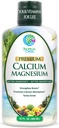 Oasis tropical magnesio de calcio líquido - Fórmula natural w/Apoyo para huesos fuertes - Vitaminas líquidas w / calcio, magnesio & vitamina D - hasta 96% Absorción por el cuerpo. - 32oz, 64 Serv.