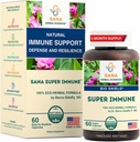 Super Immune – Echinacea Goldenseal Rose HIPS &amp; Vitamina C Capsules for Immune Support and Defense ← 60 Capsules  durable by Dr. Marco Sikaffy ← Sana Herbal Sc