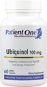 Pacientes One Ubiquinol 100 mg tención Suplemento para apoyar el corazón y la salud vascular* ← Forma antioxidante activa de CoQ10 Silencio 60 cápsulas