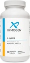 XYMOGEN L-Lysine 1000mg capsules - Suplemento Amino Acid para apoyar la síntesis de Collagen, proporciona equilibrio a una alta ingesta de Arginina (90 cápsulas)