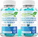 Glucosamine Chondroitin Gummies, Extra Strength Joint Support Supplement with MSM & Elderberry, Joint Support Supplement for Adults, Men &amp; Women, Blueberry Flavor, 120 Count