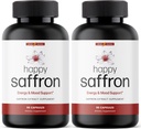 Ultra6 Nutrición Happy Saffron Suplementos - 100% Puro Saffron Extract Suplemento de Apoyo a la Salud Ocular - Mood Enhancer para Hombres Mujeres (Pack of 2)