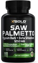 X Gold Health Saw Palmetto Suplemento de próstata para hombres Silencio Pygeum Bark ← Beta Sitosterol Suplemento ← Potent 3X Fórmula ← Función urinaria Prostate ← DHT Blocker Hair Growth under 4 Month Supply Made in USA