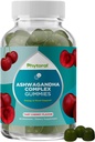 Calming Ashwagandha Gummies for Men and Women - 750mg Equivalente de 30:1 Extracto de raíz con zinc y vitamina D - Tasty Adaptogen Stress Gummies for Adults for Energy & Mood Support (60 Servings)