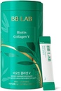 BB LAB Collagen de Polvos, SF3X-7 Serie Intensiva, Hecho en Corea, 30 Pegatinas (Biotin Collagen V), Verde