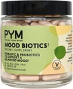 Prebióticos y Probióticos Mood Biotics por PYM con 22.91 Billion CFU (60 Conde) Gut Health &amp; Mood Support Suplemento No-GMO, Vegan, Gluten Free