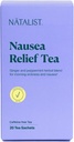 NATALIST Nausea Relief Tea Ease Pregnancy Mañana Enfermedad Calming Plant-Based Comfort Blend for Women - Digestive Soothing Organic Ginger &amp; Peppermint - Vegan, Gluten-Free, Caffeine-Free - 20 Bolsas
