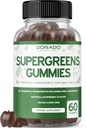 Supergreens Gummies (60 Conde) Daily Greens Gummies - Greens Suplementos con 8 Ingredient Power Blend - Superfood for Immunity Support for Adults - Third Party Tested, Vegan &amp; USA Made