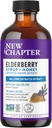 New Chapter Elderberry Syrup, 24 Servings, Immune Defense for Adults & Kids (2+), 64x Concentrated Black Elderberry + Throat-Soothing Grade A Honey, Non-GMO Project Verified, Gluten Free