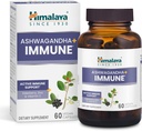 Himalaya Ashwagandha+ Immune - Herbal Immune Support Supplement with Vitamin C, Zinc, Elderberry, and Amla for Immunity - Vegan, Non-GMO, Gluten Free, 960 mg, 60 cápsulas