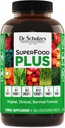 Dr. Schulze's SuperFood Plus ← Vitamina &amp; Mineral Herbal Concentrate tención diaria Nutrición " Aumento de la energía libre de gluten " No transgénero " Vegan ← 390 Tabs