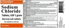 Sodium Chloride Tablets 1 gm, USP Normal Sal Tablets - 300 Tablets (1 Pack of 300 Tablets) de CitraGen Pharmaceuticals, Inc.