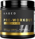 Kaged Pre Workout Powder Pre-Workout Elite for Men &amp; Women High Stimulant for Energy, Focus, Pumps L-Citrulline, Beta Alanine, Creatine & 388mg of Organic Caffeine Caribbean Sunrise Servings