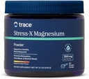 Trace Minerals Stress-X Magnesium Powder Raspberry Lemon Flavor 8.5 oz peru Day and Nighttime Powder, Stress Relief, Regularity, Relax, Sleep ← Heart, Energy, Relaxes Muscles, Cell Function ← Non-GMO