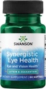 Swanson Lutein " Zeaxanthin Sinergistic Eye Health Vision Retina Macula Supplement (Lutein 20 mg " OmniXan Zeaxanthin 2 mg) 60 Softgels Sgels