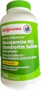 Walgreens Glucosamine Chondroitin Triple Strength 1500 mg Glucosamine HCL 1200 mg Condroitina - 240 cápsulas