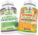 FRESH HEALTHCARE Chlorella y Vitamina D3 10,000 IU - Bundle