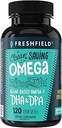 Ocean Saving Omega, Algae Omega 3, DHA Supplement, 4-Month Supply, Sustainably Sourced, Highest Levels of DHA per Capsule (440 mg), w/DPA